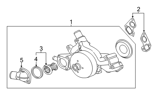 2015 Chevy Silverado 2500 HD Water Pump Diagram