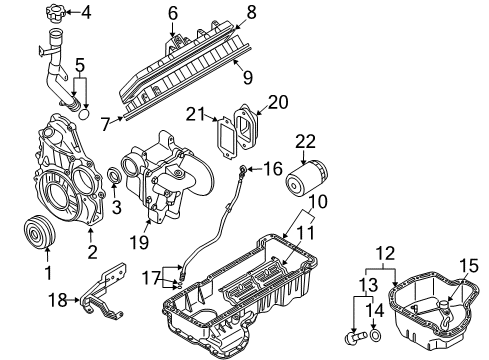 2007 Chevy Silverado 2500 HD Engine Parts Diagram
