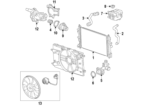 2013 Chevy Cruze Cooling Fan Diagram