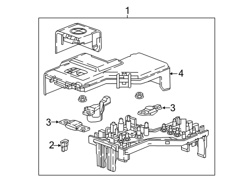 2025 Cadillac XT6 Fuse & Relay Diagram