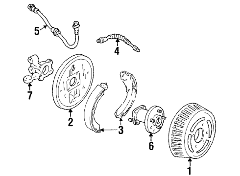 1997 Pontiac Bonneville Anti-Lock Brakes Diagram