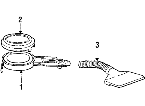1985 Cadillac Cimarron Air Inlet Diagram