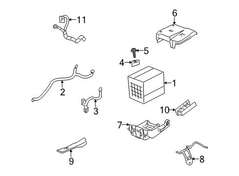 2008 Saturn Aura Engine Harness Diagram for 15921708