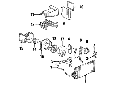 1995 Chevy Tahoe A/C Compressor Diagram