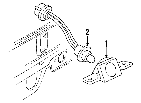 1988 Buick Century License Lamps Diagram