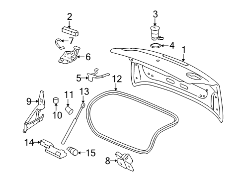 2009 Pontiac G5 Trunk Diagram