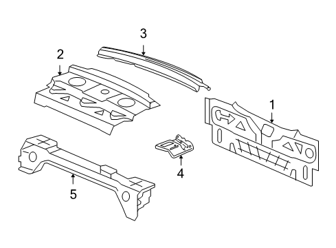 2009 Chevy Malibu Rear Body Diagram 2 - Thumbnail
