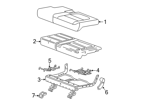 2025 Chevy Traverse Third Row Seats Diagram