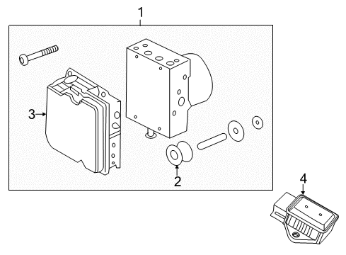 2012 Chevy Caprice ABS Components Diagram
