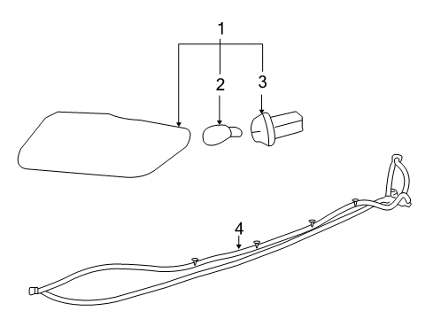 2009 Saturn Vue Side Marker Lamps Diagram
