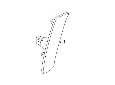 2014 Cadillac CTS Side Marker Lamps Diagram