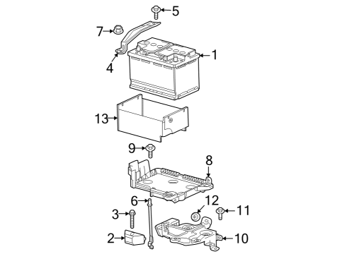 2025 Chevy Trax Battery Diagram
