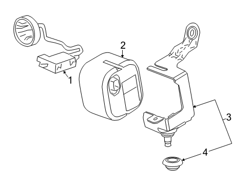 2016 Cadillac ATS Ignition Immobilizer Module Diagram for 39098012