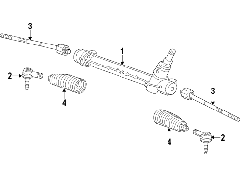 2014 Buick Encore Steering Gear & Linkage Diagram 2 - Thumbnail