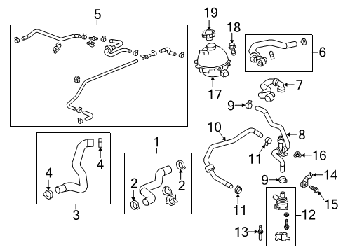 2024 GMC Terrain Radiator & Components Diagram