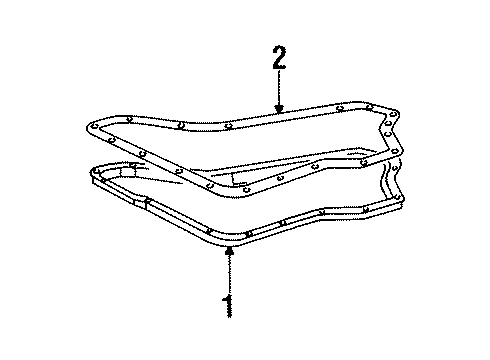 1992 Oldsmobile 88 Transaxle Parts Diagram