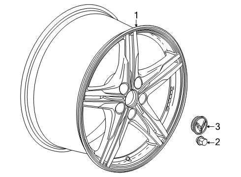 2025 Chevy Corvette Wheels Diagram 4 - Thumbnail