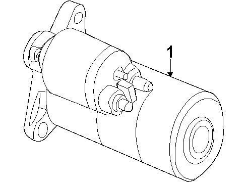 2009 Saturn Sky Starter Diagram