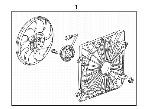 2025 Buick Enclave Cooling Fan Diagram