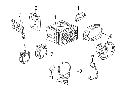 2004 Buick Rendezvous Sound System Diagram