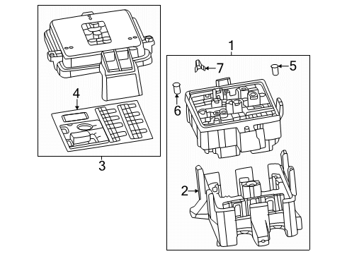 2025 Cadillac ESCALADE IQ Fuse Box Diagram