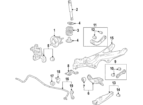 2006 Pontiac G6 Lower Control Arm - Rear Diagram
