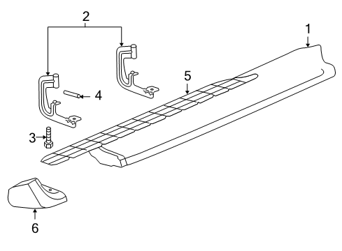 2006 Chevy Suburban 2500 Running Board Diagram