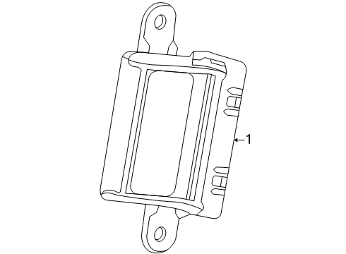 2025 Buick Envista Parking Aid Diagram