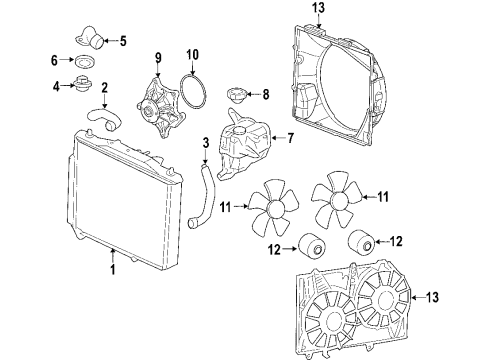2006 Cadillac CTS Cooling Fan Diagram