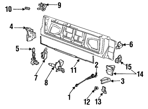1992 Oldsmobile Custom Cruiser Hardware Diagram