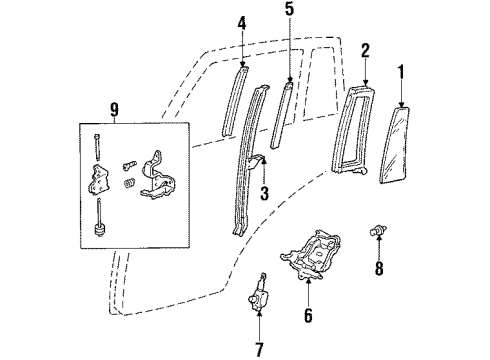 1986 Chevy Caprice Door Diagram