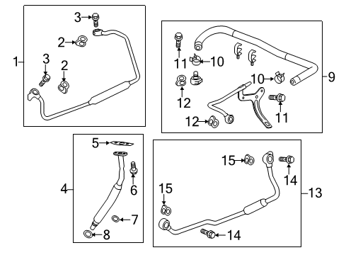 2013 Buick Verano Turbocharger & Components Diagram