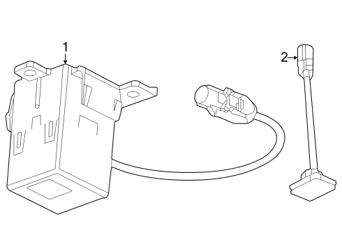 2024 Chevy Colorado Communication System Components Diagram