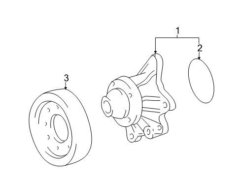 2006 Pontiac Vibe Water Pump Diagram