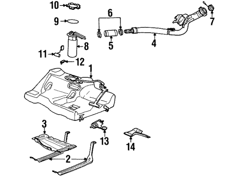 1999 Saturn SC2 Filters Diagram