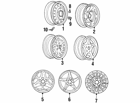 1997 Pontiac Grand Prix Wheels Diagram