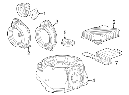 2025 Buick Encore GX Sound System Diagram 2 - Thumbnail