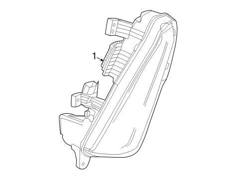 2025 Cadillac LYRIQ Signal Lamps Diagram