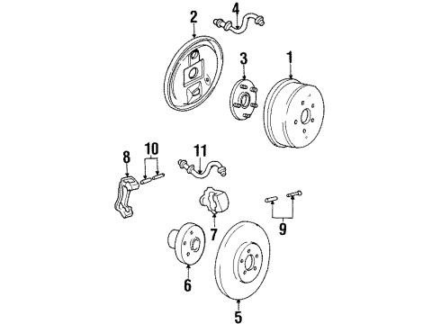 2001 Chevy Lumina Rear Brakes Diagram