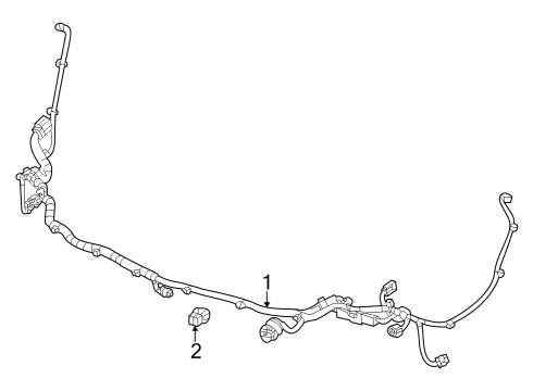 2025 Chevy Trax Electrical Components - Front Bumper Diagram 2 - Thumbnail