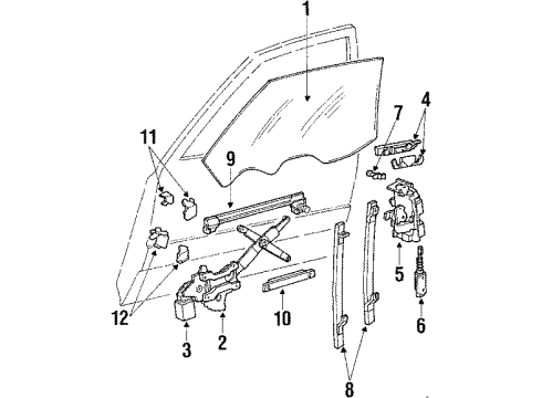 1985 Oldsmobile Toronado Door Diagram