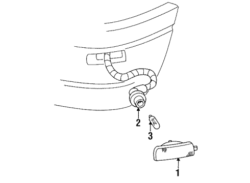 2001 Chevy Lumina Side Marker Lamps Diagram