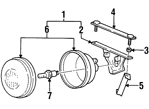 1993 Pontiac Grand Am Bulbs Diagram