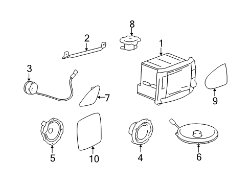 2006 Cadillac CTS Sound System Diagram
