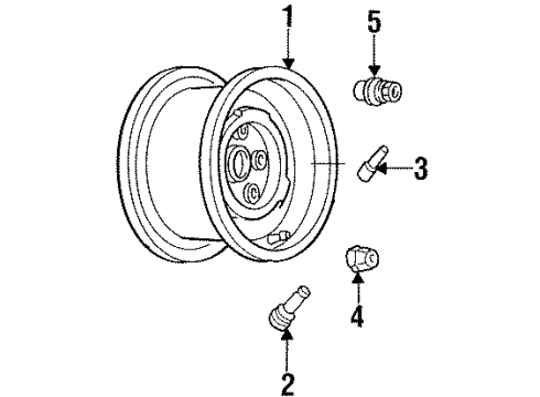 1993 Chevy K3500 Wheels Diagram