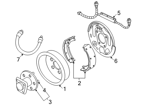 1997 Chevy Cavalier Brake Components Diagram