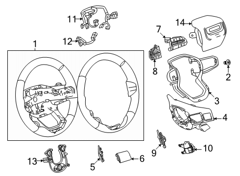 2025 GMC Yukon XL Cruise Control System Diagram