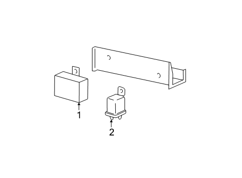 2002 Chevy S10 Daytime Running Lamp Components Diagram