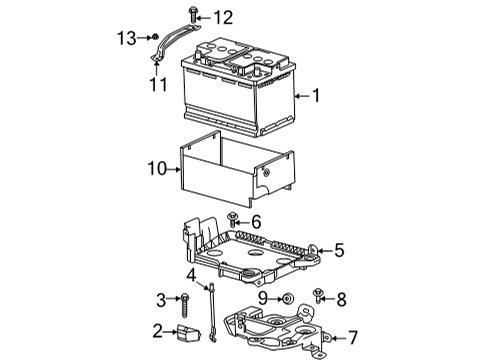 2021 Buick Encore GX Battery Diagram