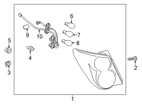 2015 Chevy Sonic Tail Lamps Diagram